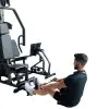 Multistation semi-pro avec presse réglable pour training des jambes et fonction chaise romaine - Colonne de poids 80 kg - vue 17