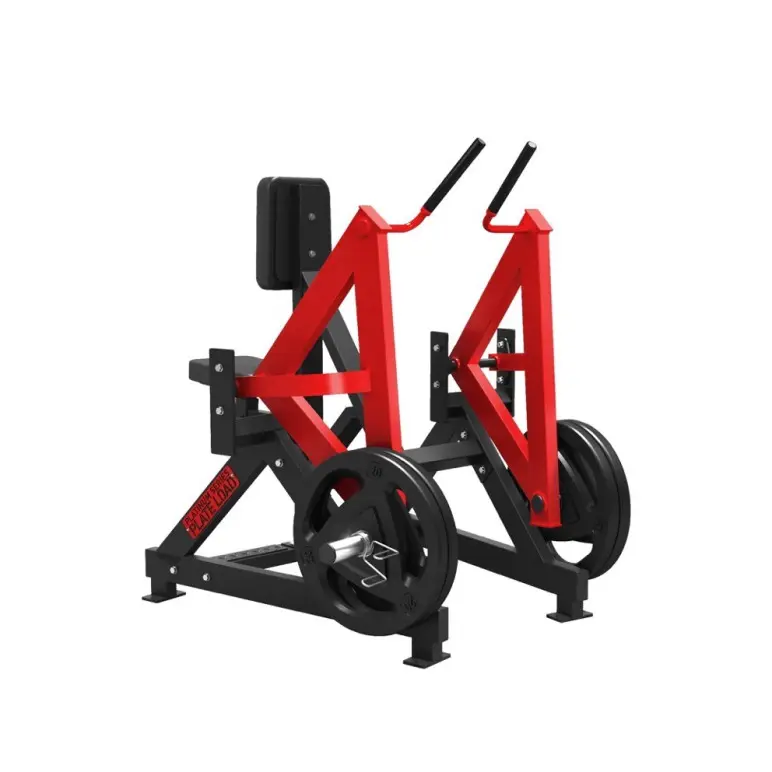 Machine tirage dos rowing machine professionnelle rouge