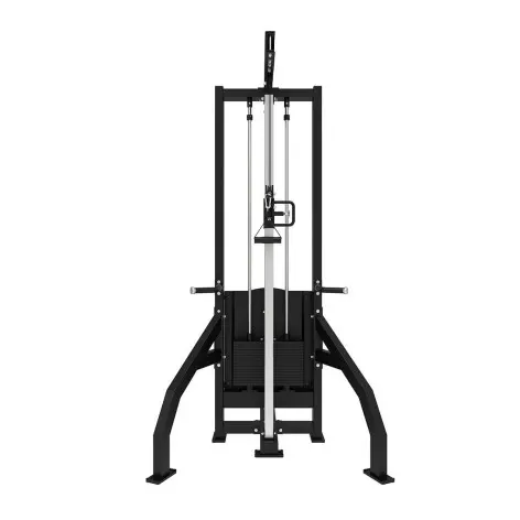 Station à poulie haute et basse avec colonne de poids 100 kg - Utilisation Professionnelle - Titanium Strength Elite Series - vu