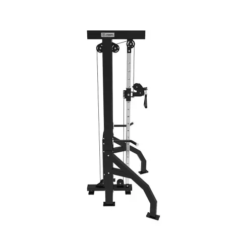 Station à poulie haute et basse avec colonne de poids 100 kg - Utilisation Professionnelle - Titanium Strength Elite Series - vu