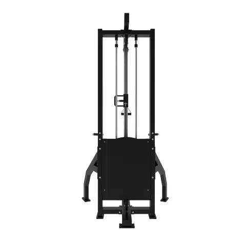 Station à poulie haute et basse avec colonne de poids 100 kg - Utilisation Professionnelle - Titanium Strength Elite Series - vu