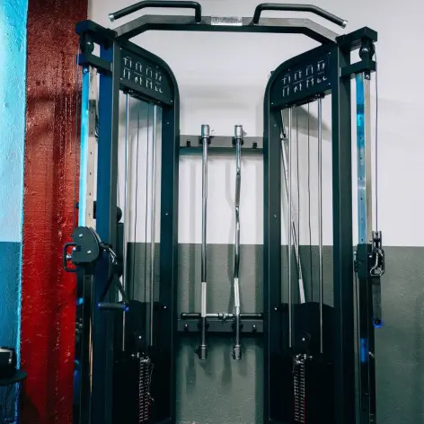 Station Functional Trainer Double Poulies Réglables et Colonne de poids 2 x 100 kg- Elite Series Titanium Strength - vue 6