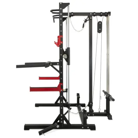 Rack combo smith machine avec station à poulie haute et basse - vue 2