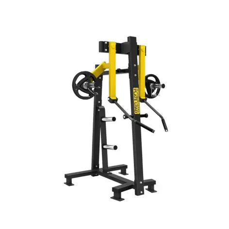 Lateral raise machine élévations épaules charges libres jaune
