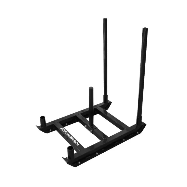 Traineau de force pour disques olympiques