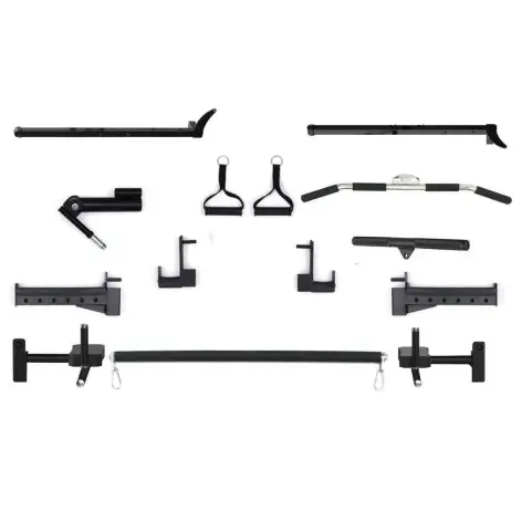 Station de musculation multipostes avec double poulies et colonnes de poids 90 kg - B300 Titanium Strength - vue 5