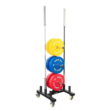 Rack de stockage pour disques et barres olympiques - vue 5