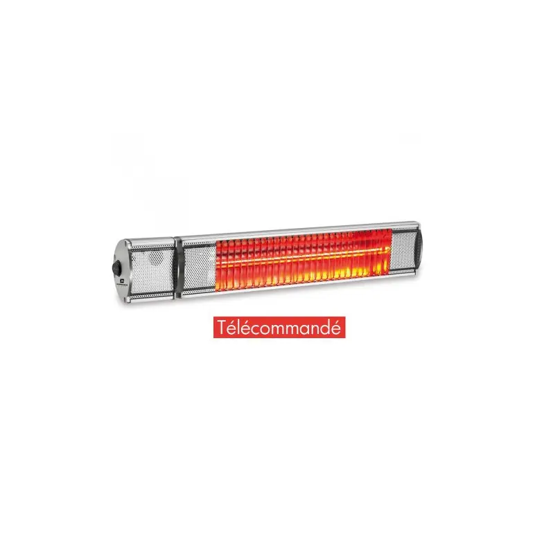 Chauffage électrique 1500W radiant télécommandé
