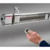 Chauffage électrique 1500W radiant télécommandé - vue 2