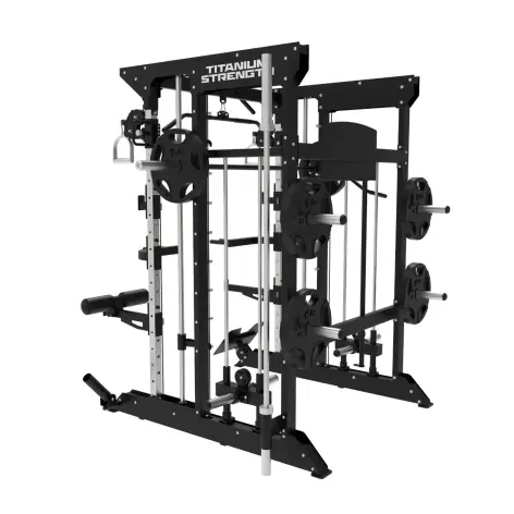 Smith Machine de musculation ultra-complète avec accessoires divers - vue 4