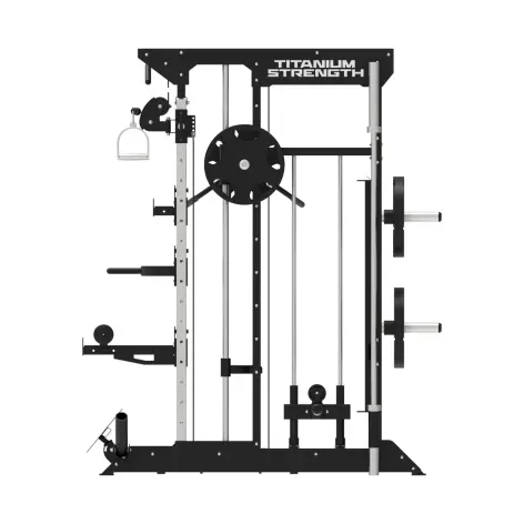 Smith Machine de musculation ultra-complète avec accessoires divers - vue 3