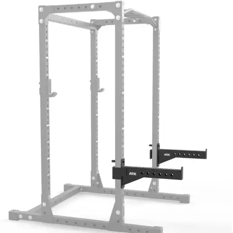 Support repose-barre ATX avec revêtement caoutchouté pour rack et cage à squat série 600 - vue 2