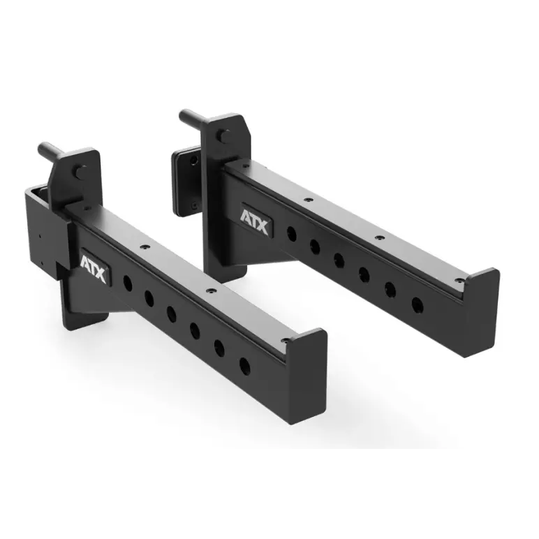 Support repose-barre ATX avec revêtement caoutchouté pour rack et cage à squat série 600