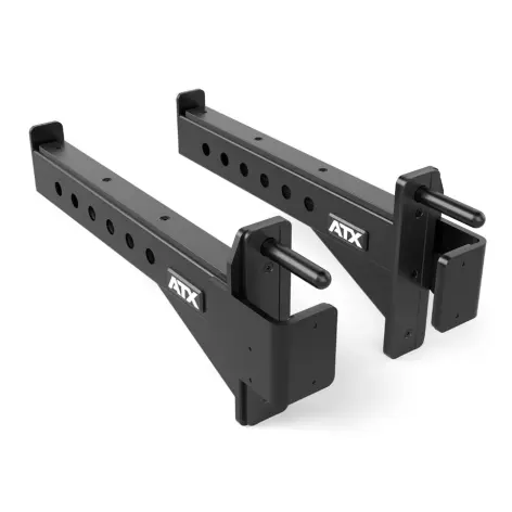 Support repose-barre ATX avec revêtement caoutchouté pour rack et cage à squat série 600 - vue 3