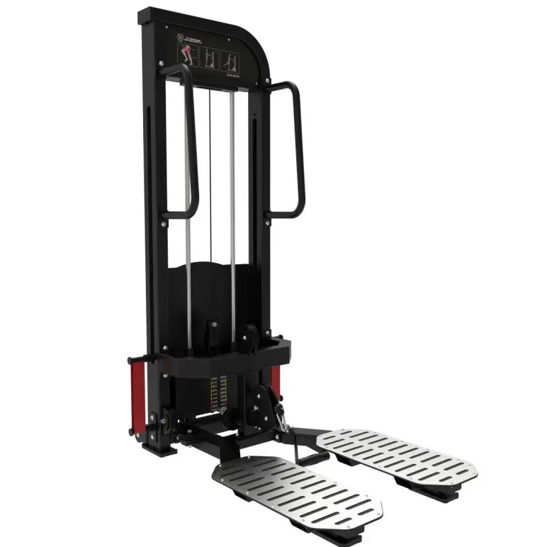 Machine de musculation à charge guidée pour les fessiers