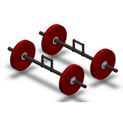 Paire de farmers walk - vue 3