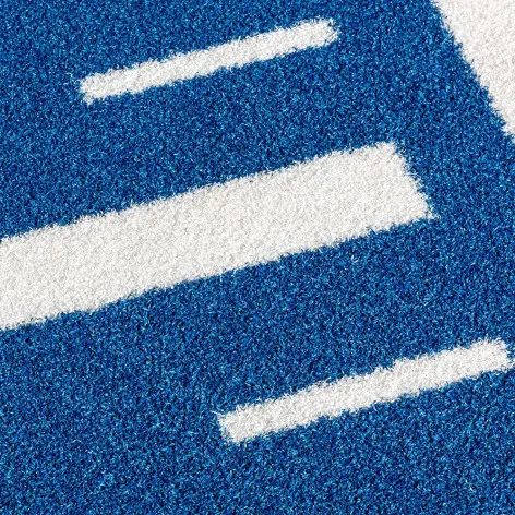 Rouleau de gazon synthétique bleu pour crossfit - vue 3