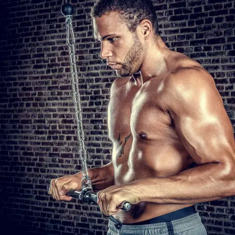 Barre tirage triceps / biceps - vue 3