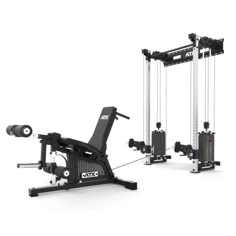 banc leg curl dual leg extension ATX - vue 8