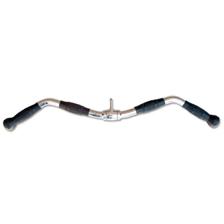 Barre de curl 75 cm pour biceps/triceps à la machine à poulie