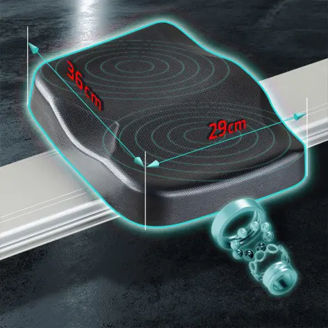 Rameur électronique pour training de cardio en salle de sport personnelle. - vue 5