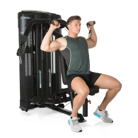 Chest dual shoulder press station à charge sélective 2 x 72 kg Hammer pour salle de musculation professionnelle - vue 5