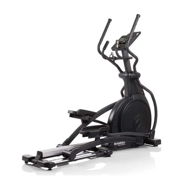 Vélo elliptique Hammer avec roue d'inertie de 14 kg et écran tactile connecté - Cardio-training