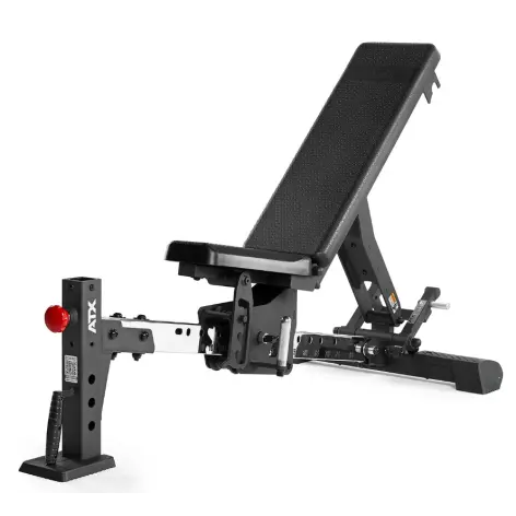 Banc de musculation avec support pour options avant et arrière - Sellerie ergonomique en polyuréthane avec capacité de 500 kg