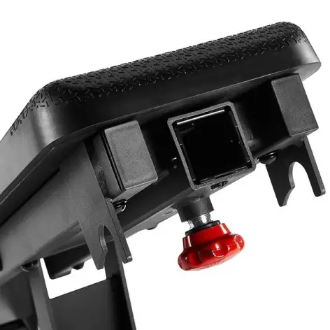 Banc de musculation avec support pour options avant et arrière - Sellerie ergonomique en polyuréthane avec capacité de 500 kg - 