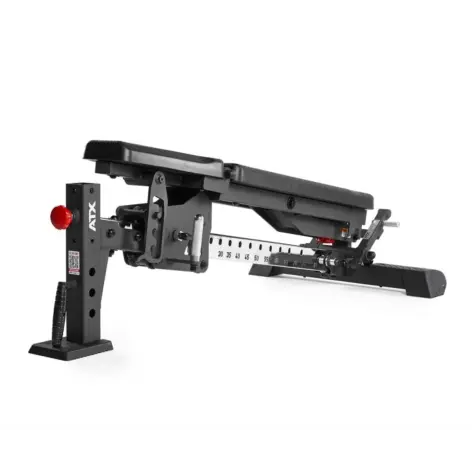 Banc de musculation avec support pour options avant et arrière - Sellerie ergonomique en polyuréthane avec capacité de 500 kg - 