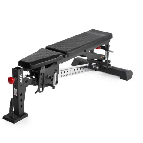 Banc de musculation avec support pour options avant et arrière - Sellerie ergonomique en polyuréthane avec capacité de 500 kg - 