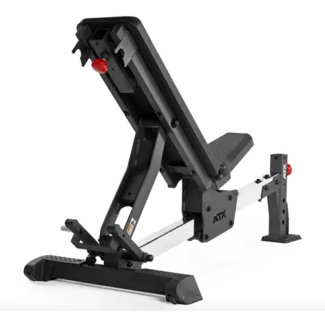 Banc de musculation avec support pour options avant et arrière - Sellerie ergonomique en polyuréthane avec capacité de 500 kg - 