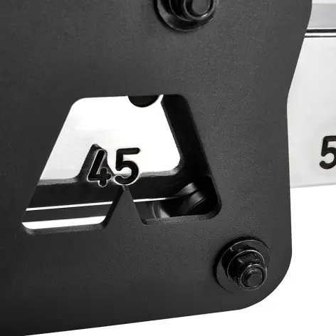 Banc de musculation avec support pour options avant et arrière - Sellerie ergonomique en polyuréthane avec capacité de 500 kg - 