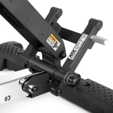 Banc de musculation avec support pour options avant et arrière - Sellerie ergonomique en polyuréthane avec capacité de 500 kg - 