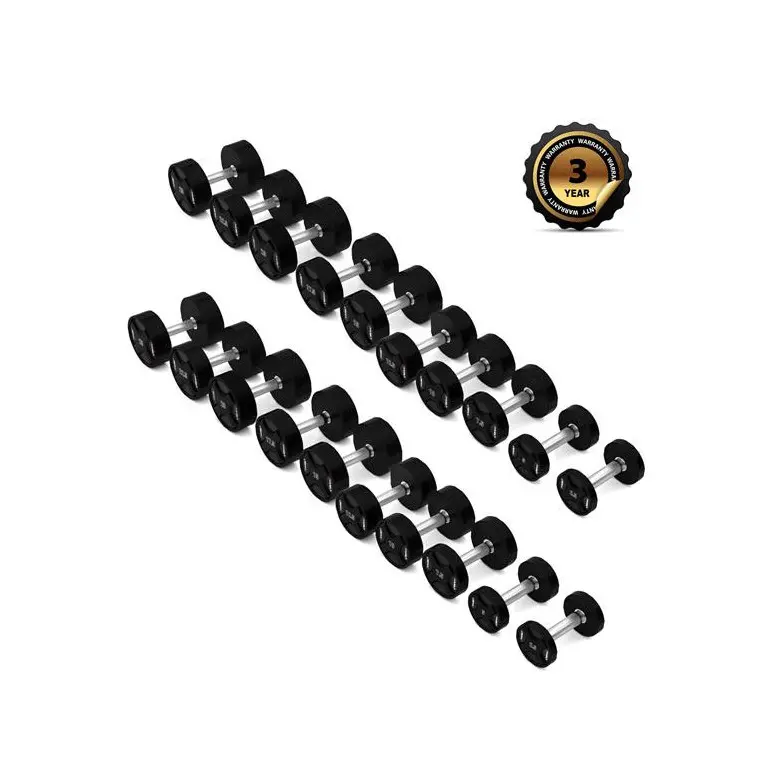 Ensemble d'haltères complet de 2,5 à 25 kg