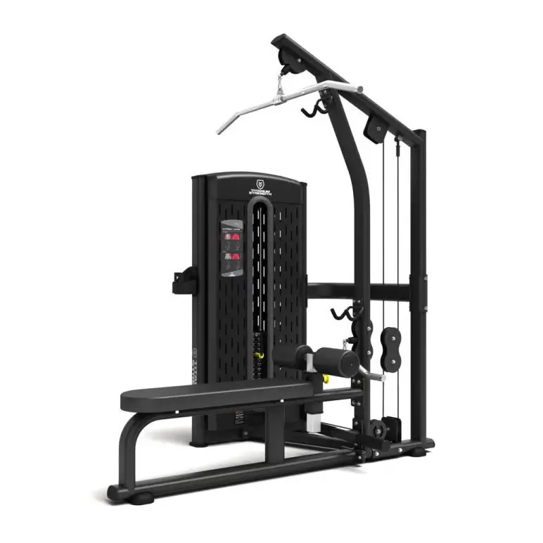 Station à poulie haute et basse à charge guidée