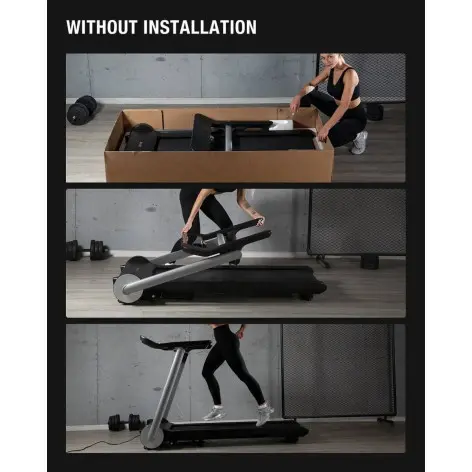 Tapis roulant de cardio 1 à 20 km/h ultra-léger - vue 8