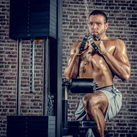 Triangle de tirage double pour rowing