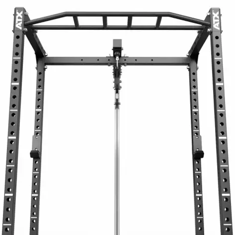 Power rack squat ATX fitness avec poulie haute et basse à charge libre - vue 6