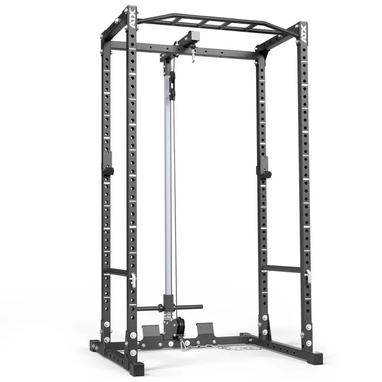 Power rack à squat ATX avec poulie haute et basse à charge libre