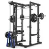 Power rack àà squat ATX avec option barre guidée et poulie à charge libre - vue 11