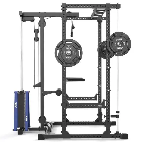power rack atx avec poulie à charge guidée et option multipresse - vue 9