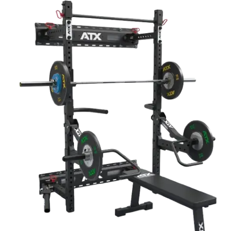 Half rack à squat avec rails de fixation ATX - vue 4