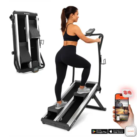 Climber Step pour Home-Gym ultra compact et pliable avec 16 niveaux de réglages - Stepper ZenPeak 30 - vue 2