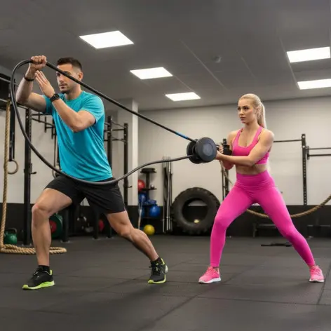endless rope cardio