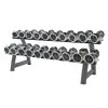 Set d'haltères chromés de 2,5 à 25 kg