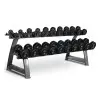 ensemble haltères ronds et rack