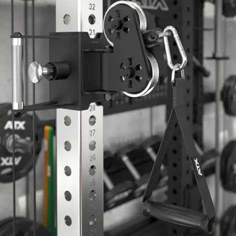 Station de musculation professionnelle ATX avec rangement
