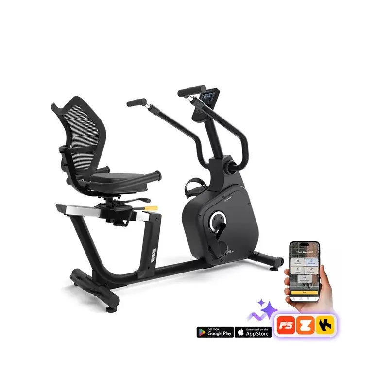 Vélo de cardio semi-allongé