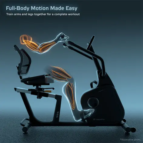 Vélo de fitness couché